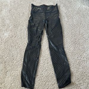 SPANX faux leather MOTO legging